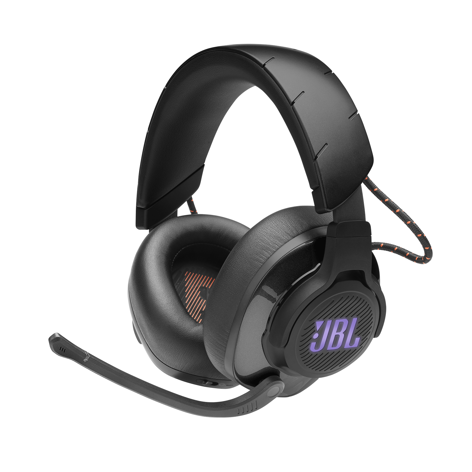 JBL Quantum 600 - Black - Wireless over-ear performance PC gaming headset with surround sound and game-chat balance dial - Hero